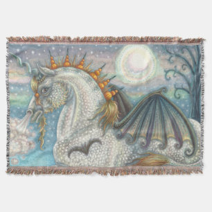 GOTHIC HALLOWEWEWEN UNICORN MIT BAT WINGS, HORSE DECKE