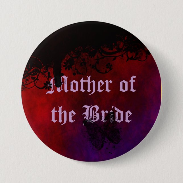 Gothic Heart Button (Vorderseite)