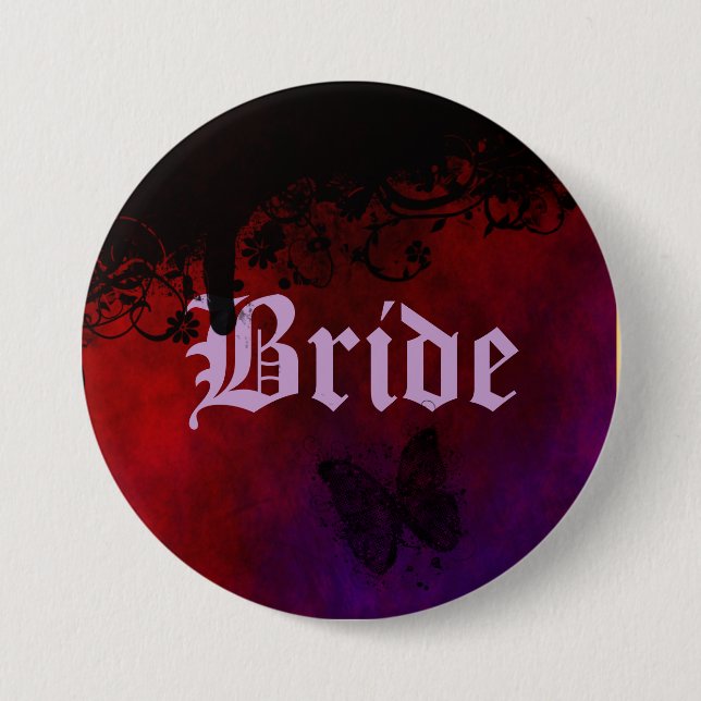Gothic Heart Button (Vorderseite)