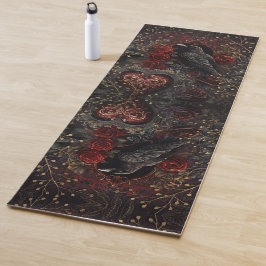 Gothic Heart Dark Beauty Romance Yogamatte