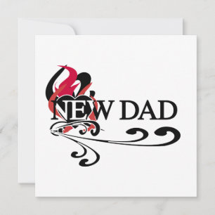 Gothic Heart New Dad T - Shirt und Geschenke