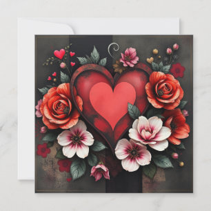 Gothic Heart Note Card