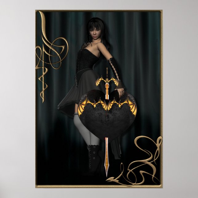 Gothic Heart Poster (Vorne)