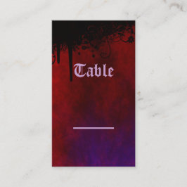 Gothic Heart Table Card Platzkarte