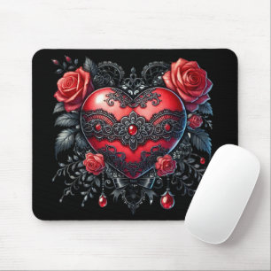 Gothic Heart Valentinsmauspad Mousepad