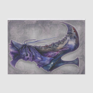 Gothic Hexen Boot Decoupage Paper Seidenpapier