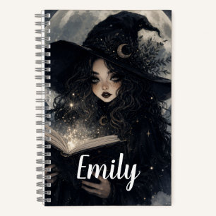Gothic-Hexen-Natur-Vollmond-Design Notizbuch