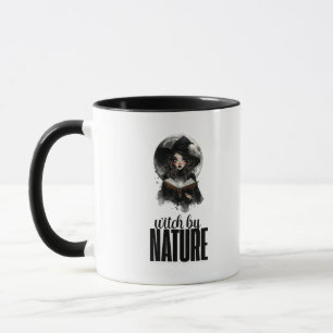 Gothic-Hexen-Natur-Vollmond-Design Tasse