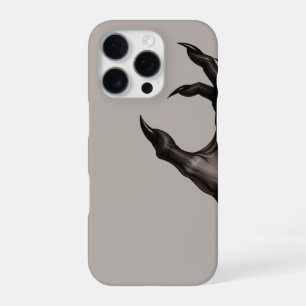 Gothic Hexenhand Schwarze Krallen Handyhülle iPhone 16 Pro Hülle