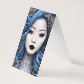 Gothic Hmong Frau Masterpiece Grafik Visitenkarten