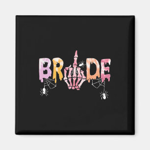 Gothic Hochzeit Spooky Halloween Skelett Braut Jus Magnet