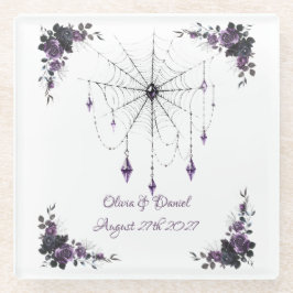 Gothic Hochzeit Untersetzer Floral Dark Romance