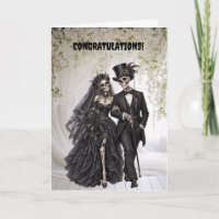 Gothic-Hochzeitskarte