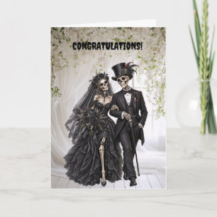 Gothic-Hochzeitskarte Karte