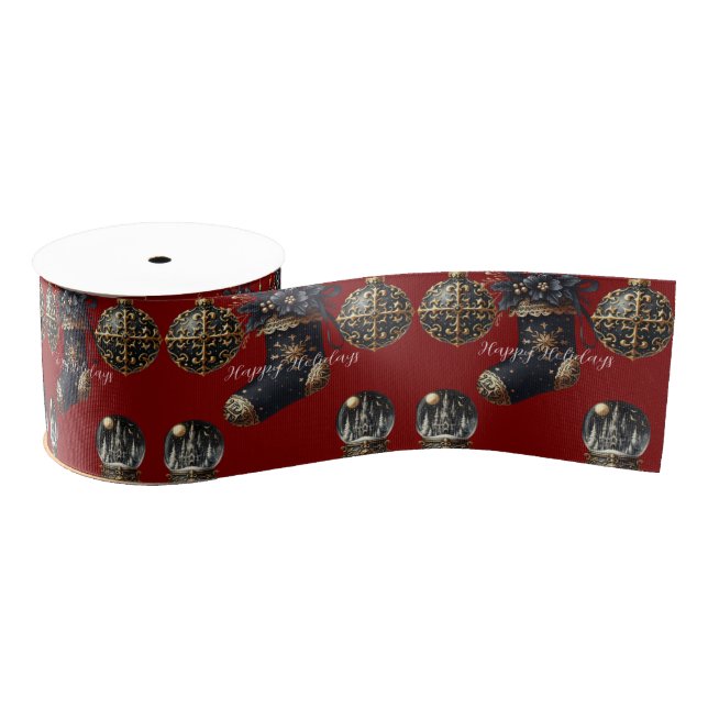 Gothic Holidays Ribbon Ripsband (Spule)