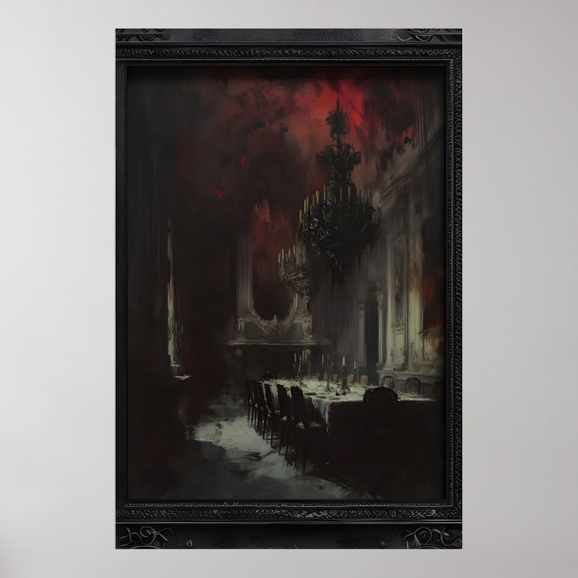 Gothic Horror Art for Dark Souls, Victorian Goth Poster (Vorne)