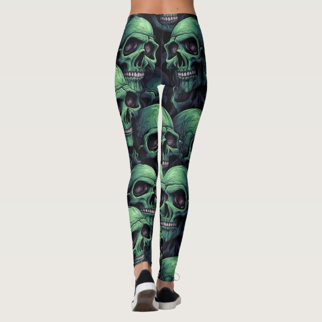 Gothic Horror Halloween Leggings (Rückseite)