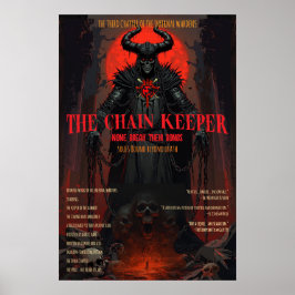 Gothic-Horror-Kettenbewahrer Dark Fantasy Wand Poster