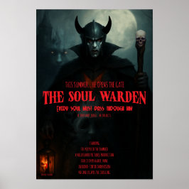 Gothic Horror Plakat Seelenwächter Wandkunst Poste