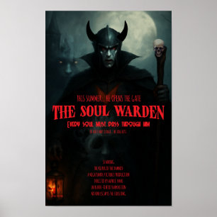 Gothic Horror Plakat Seelenwächter Wandkunst Poste