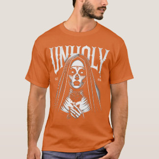 Gothic Horror Unheilige Nonne lustig T-Shirt