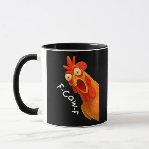Gothic Humor Lustiger F-Caw-F Krähe Tasse