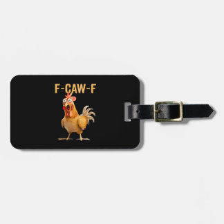 Gothic Humorvoller Humor Krähe F-Caw-F Gepäckanhänger