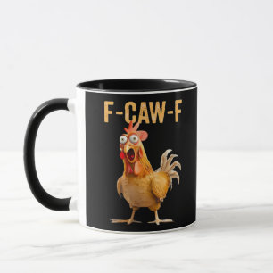 Gothic Humorvoller Humor Krähe F-Caw-F Tasse