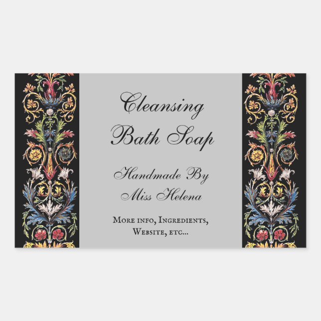 Gothic Illuminated Art Editable Product Aufkleber (Vorderseite)