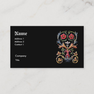 Gothic Illuminated Business Card Visitenkarte