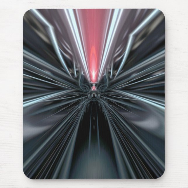 Gothic Illusion Dark Light Flame Mousepad (Vorne)