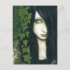 Gothic Ivy Fantasy Postcard Postkarte