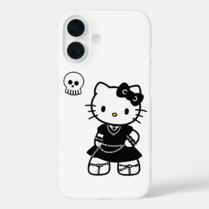 Gothic Kawaii Kitty – Emo-Ästhetik iPhone / iPad 16 Hülle