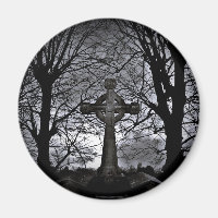 Gothic keltic cross grave
