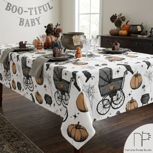 Gothic-Kinderwagen-Halloween-Tischdecke Tischdecke