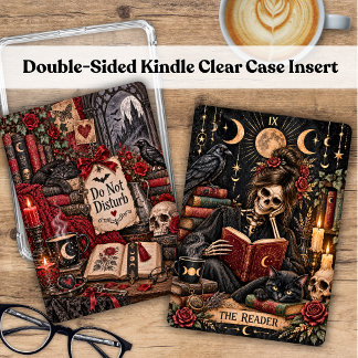Gothic Kindle doppelseitige Einsteckkarte Einladung