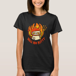 Gothic Kleidung Hölle Nein Kitty Alt Grunge Katze  T-Shirt