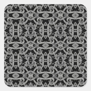 GOTHIC Kleine Quadratische Aufkleber