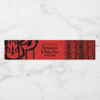 Gothic Lace Chandelier Red Black