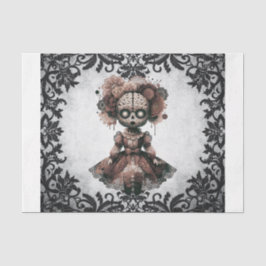 Gothic Lace Doll Seidenpapier