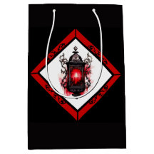 Gothic-Laternen-Geschenkpapier