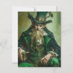 Gothic Leprechaun Mitteilungskarte