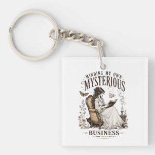 Gothic-Leser-Dunkle-Akademie-Buchgeschenk Schlüsselanhänger