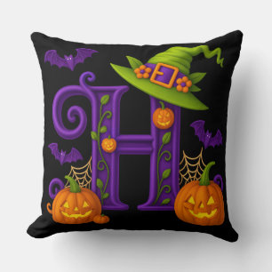 Gothic Letter H Personalisiertes Kissen