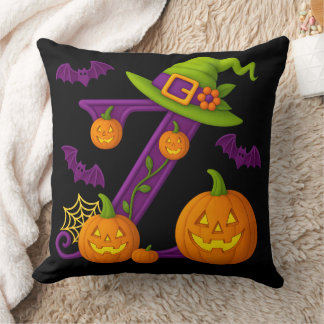 Gothic Letter Z Personalisiertes Drehkissen Kissen