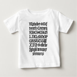 Gothic-Lettern-Shirt Baby T-shirt
