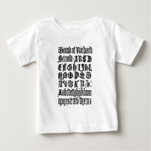 Gothic-Lettern-Shirt Baby T-shirt