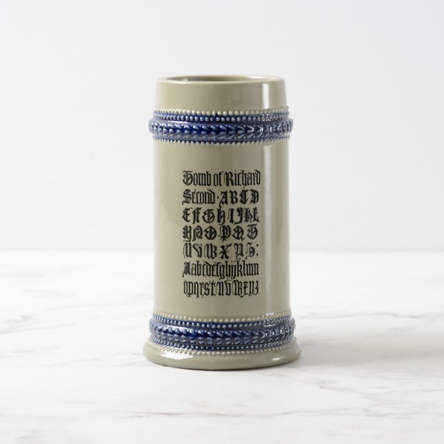 Gothic-Lettern-Tasse Bierglas (Mittel)