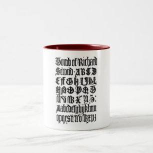 Gothic Letters Tasse