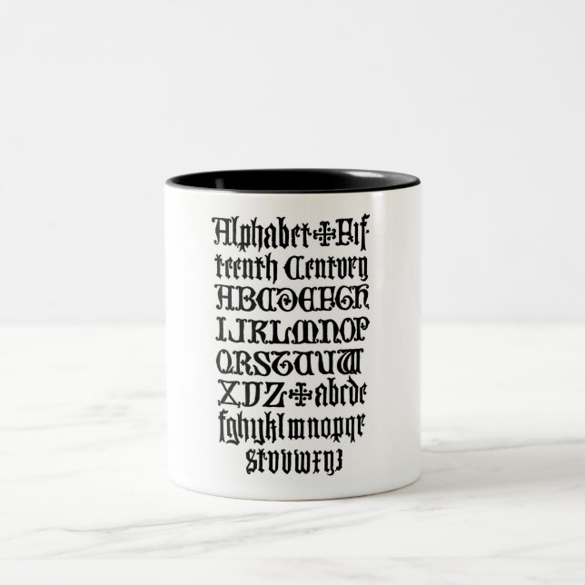 Gothic Letters Tasse (Mittel)